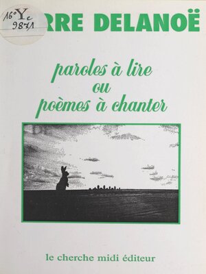 cover image of Paroles à lire ou poèmes à chanter